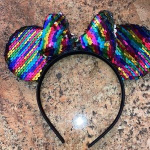🌟 HP 🌟 NEW Disney Mickey ears with reversible sequins